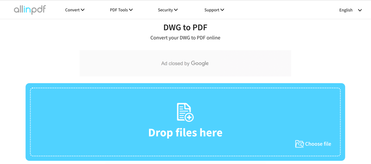 Allinpdf DWG to PDF Converter.
