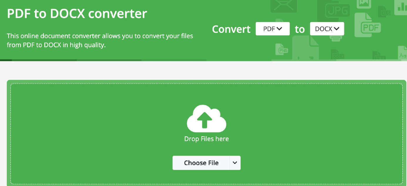 ONLINE CONVERT PDF to DOCX